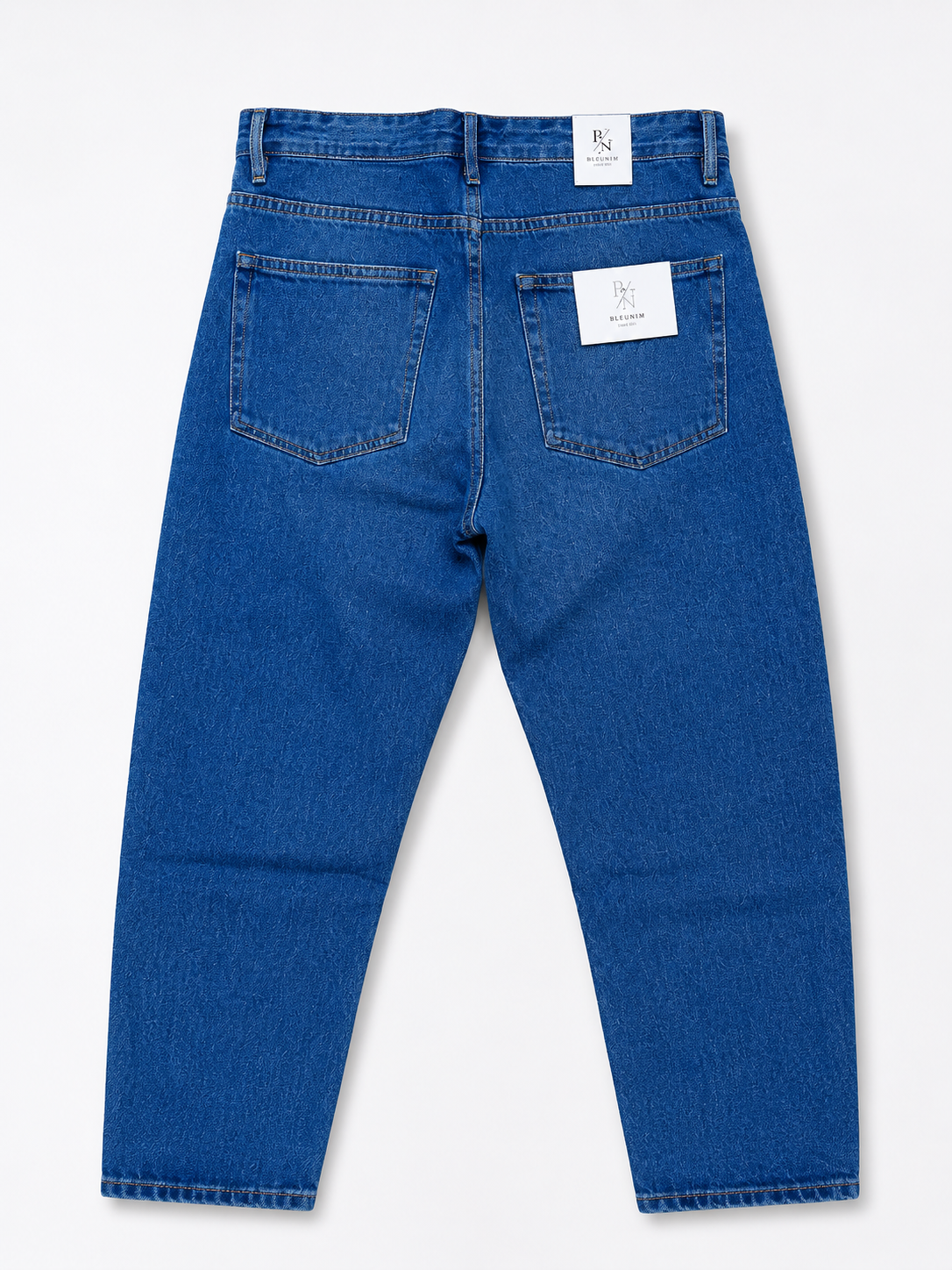 Relaxed Tapered Jeans – Classic Blue